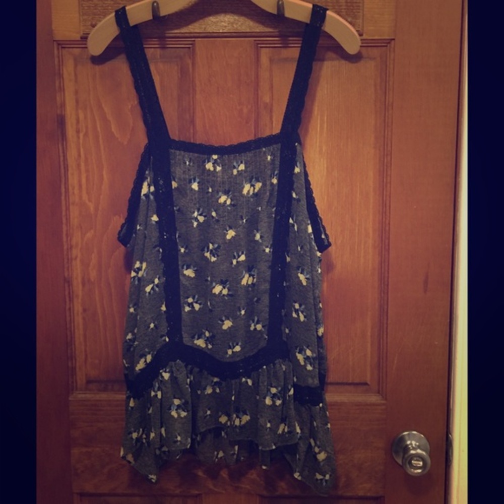 Free People Boho Crop Top New with Tags